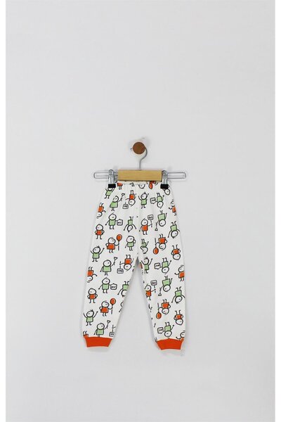 TRENDİMİZBİR Stick Boys Printed Pajama Set