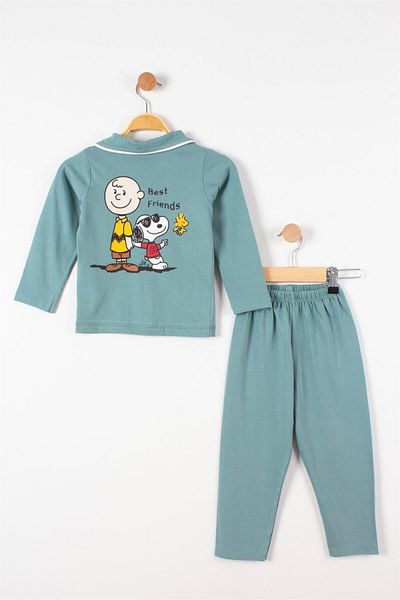TRENDİMİZBİR Boy's Pajama Set - Snoopy Printed