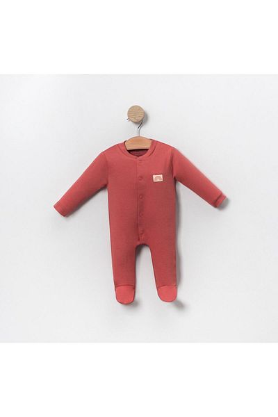 TRENDİMİZBİR Baby Buttoned Booties Romper