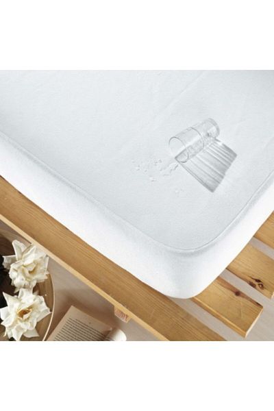 Madame Clean Home Protector de saltea dublu montat 100% rezistent la lichide 160x200