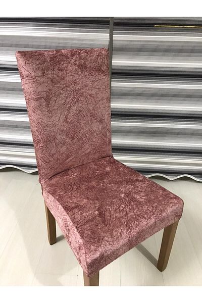 Hilal Home 6 Πακέτο Καλύμματα καρέκλας Dusty Rose
