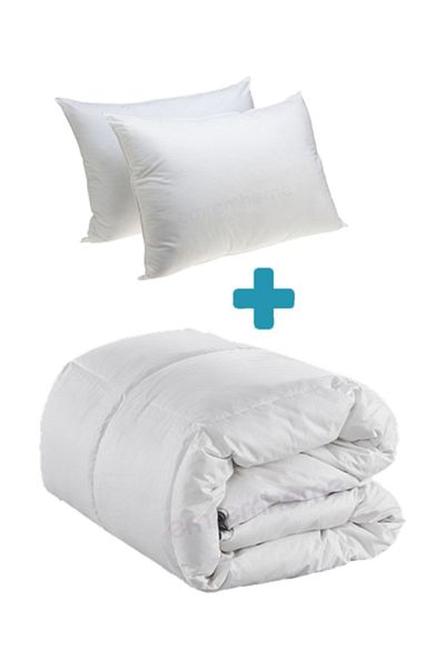 Emrem Home Double Silicone Fiber Quilt Pillow Set