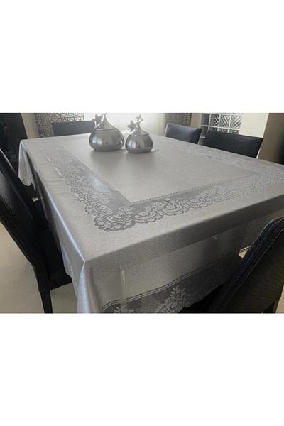 Madame Clean Home Față de masă din tul fără griji Design elegant Lacy 160x220