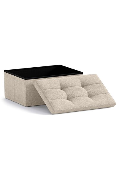 MYZdecor Dikdörtgen Puf