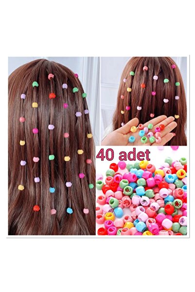 NEW HİLL 40 bucăți de mărgele colorate pentru păr