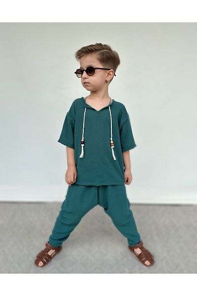 barin kids Set combinat mama-copil Shalwar
