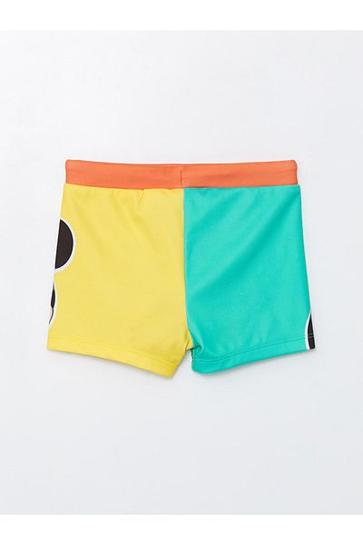 LC Waikiki Mickey Mouse bedruckt – LCW UV-Schutz-Badeshorts für Jungen, elastische Taille