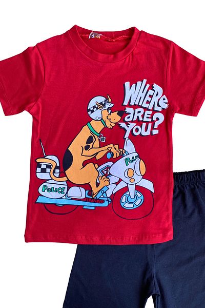 Nisankids Boy's Scooby Doo Printed Suit - 100% Cotton, One Size