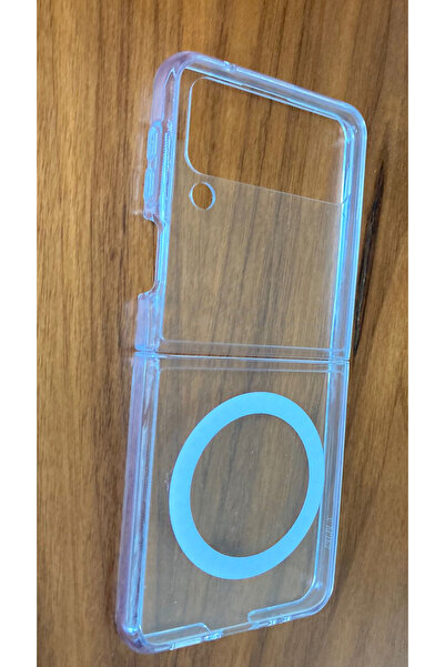 Newon غطاء حماية لهاتف Z Flip 3/flip Z 3 مغناطيسي من السيليكون الشفاف لهاتف M...