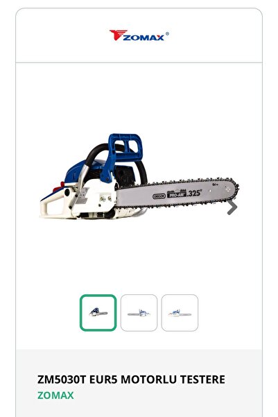 Zomax ZM5030T EUR5 MOTORLU TESTERE ZOMAX