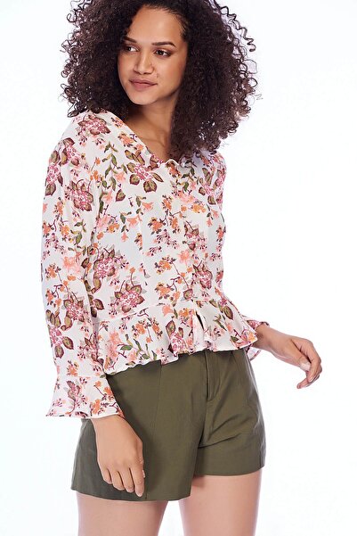 Pitti Women's White Blouse 10183.