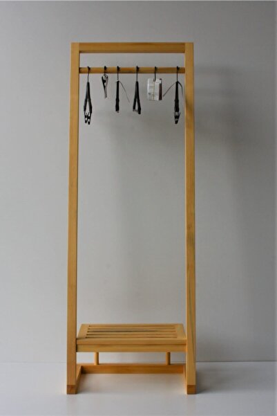 Diva Ahşap Ayaklı Askılık-portmanto