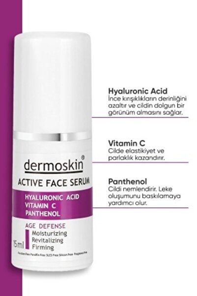 Dermoskin ANTİ-WRİNKLE SERUM THAT GİVES ELASTİCİTY TO THE SKİN 15 ML DEMBA1494