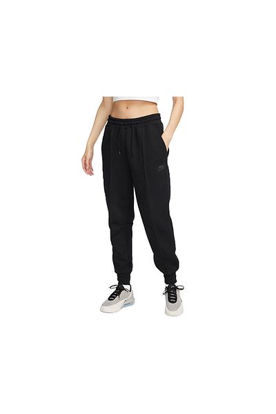 Nike Μαύρο γυναικείο φούτερ - W Nsw Tch Flc Mr Jggr FB8330-010