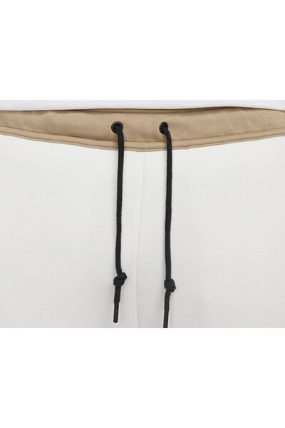 Nike Λευκό ανδρικό παντελόνι - M Nk Tch Flc Jggr FB8002-121