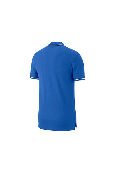 Nike Μπλε παιδικό μπλουζάκι πολο ποδοσφαίρου - Y Polo, Tm Club19, SS AJ1546-463