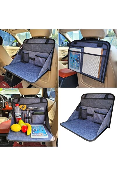 Wi Fro Araba Koltuk Arkası Eşya Düzenleyici Organizatör Katlanır ve Masa Olma Özelliği Çok Amaçlı
