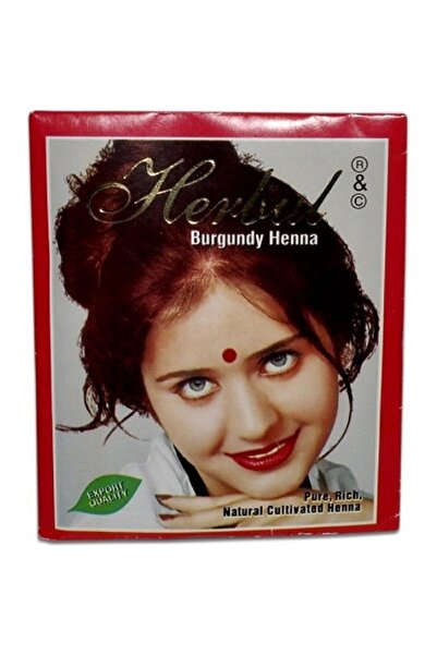 Herbul Hint Kınası Kızıl Renk 10 Gr.lı 3 Adet