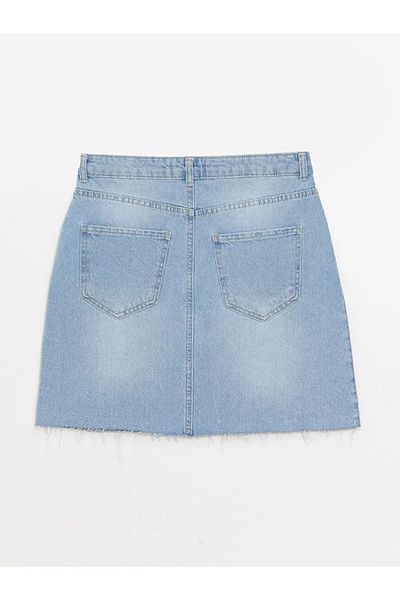 LC Waikiki LCW Vision - Women's Jean Skirt, Standard Fit