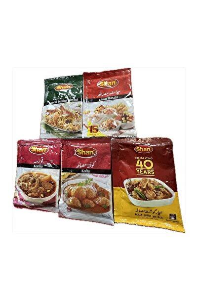 Shan süper 5’li (biryani-chaat-korma-kofta-achar gosht)MASALA