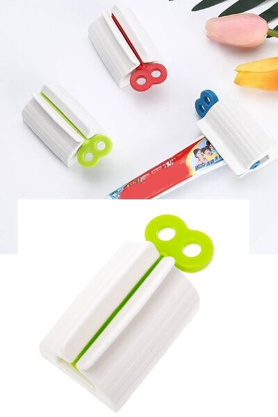 RELATOS Çevirmeli Diş Macun Sıkacağı 1 Adet Diş Macun Krem Vs Tüp Krem Sıkma Aparatı