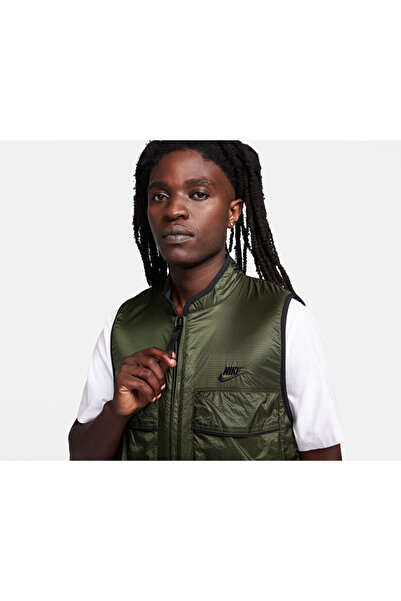 Nike Erkek Günlük Yelek Tech Fleece FD0755-325 Yeşil