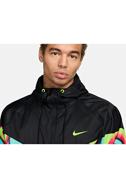Nike Erkek Günlük Ceket M Nsw Wvn Lnd Wr Jkt Max Vol HF4446-674 Çok Renkli