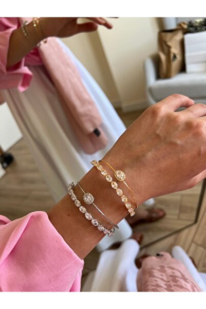 ÖZ KALYON SPOR Kadın gold pırlanta detay kelepçe