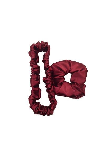 sipariş vakti Silk Satin Headband And Hair Clip