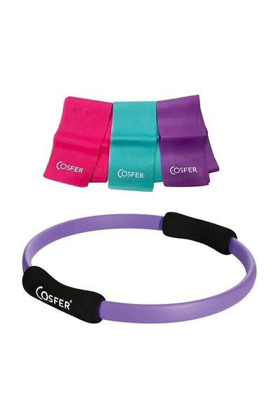 Cosfer Csf-pcset3m Pilates Circle and Pilates Band