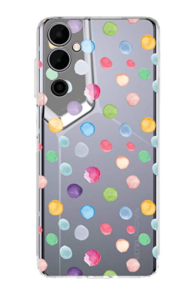 PrintiFy Tecno Pova Neo 2 ile Uyumlu Water Color 6  Kamera Korumalı Şeffaf  K...