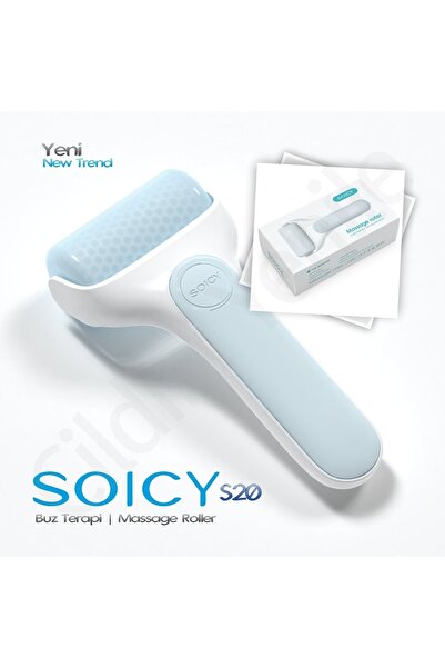 SOICY S20 Ice Massage Soğuk Buz Masaj Terapi Roller Koruyucu Özel Kutu Portat...
