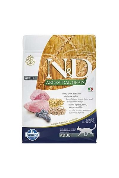 N&D Ancestral Graın Kuzu, Kılçıksız Buğday, Yulaf & Yaban Mersini Yetişkin 1....