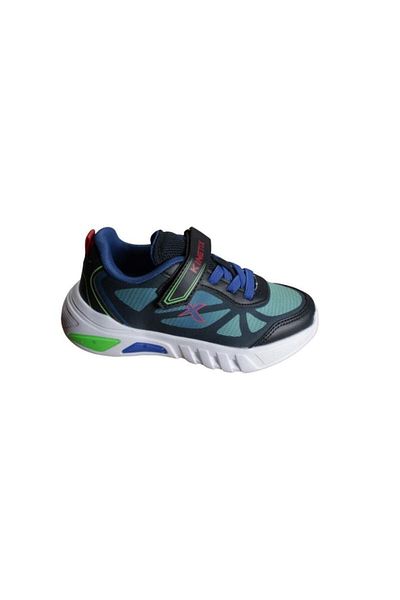 Kinetix KINETIX Boys' Lighted Velcro Sneakers - Black Navy Blue, Comfortable Sole, 26-30 Model