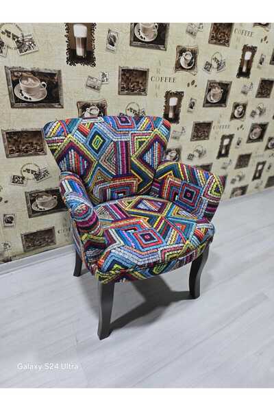 Emba mobilya Kollu Çay Seti Tekli Berjer