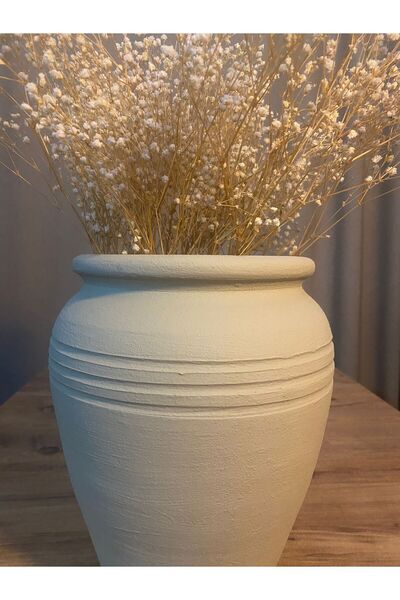 İFBAY EL YAPIMI  TOPRAK KÜP SAKSI