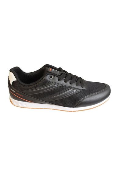 Kinetix Men's White Sneakers - KINETIX, Mesh and Laces, Flat Sole