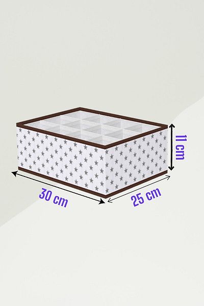 Helen's Home Комплект кутия от 2 шкафа за детска стая, чекмедже, бельо, чорапи, органайзер, пчелна пита, акордеон, органайзер