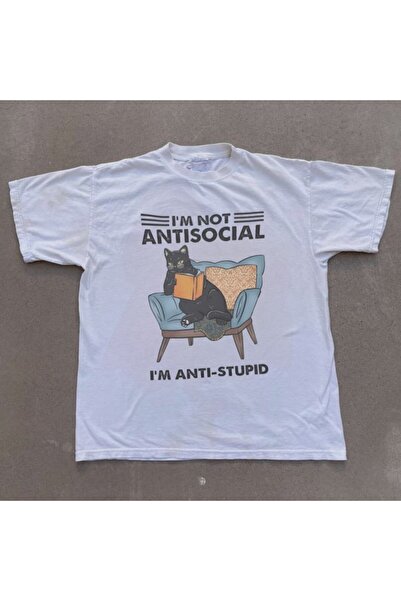 MAYDAY CULTURE Hanorac alb unisex oversize cu imprimeu Dtf