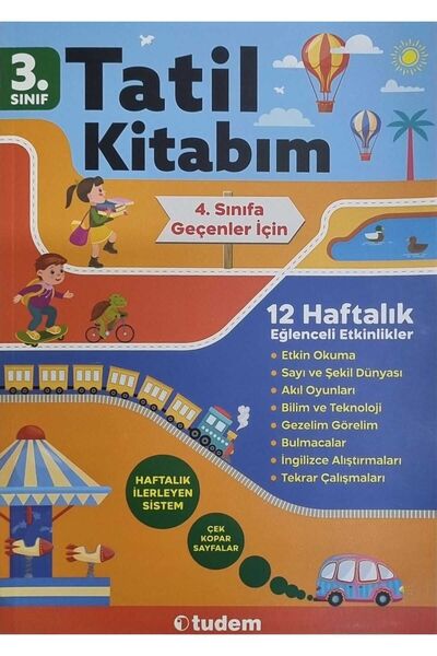 Tudem Yayınları TUDEM TATİL KİTABIM 3.SINIF-YENİ