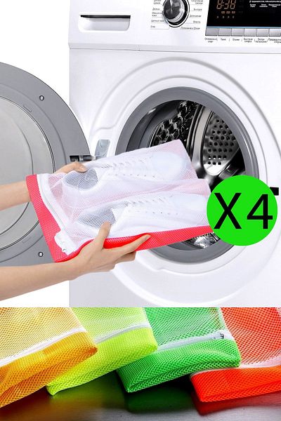 Helen's Home 4 Zippered Shoe Washing Net