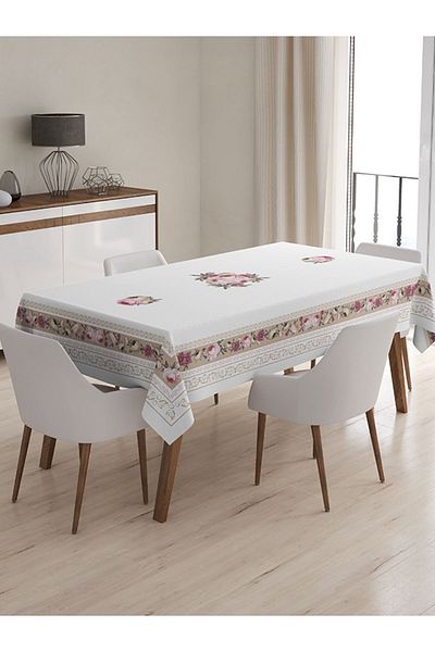 Viadela Floral Aesthetic Practical Tablecloth 160 X 220