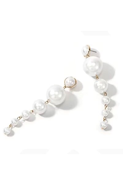 Nice For You Fransız Tasarım Uzun Sarkıt İnci Küpe