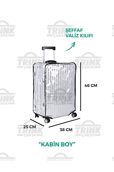 BGV HOME Şeffaf Bavul ve Valiz Kılıfı