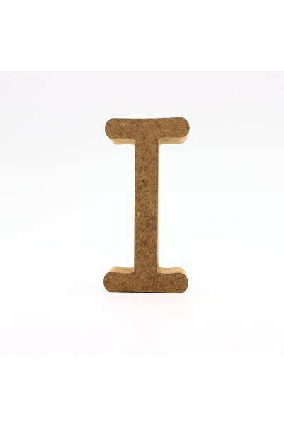 na neşeli ahşap HRFI10 10 Cm Ahşap I Harfi Dik Durabilir Harf Seçimli Özel Gü...