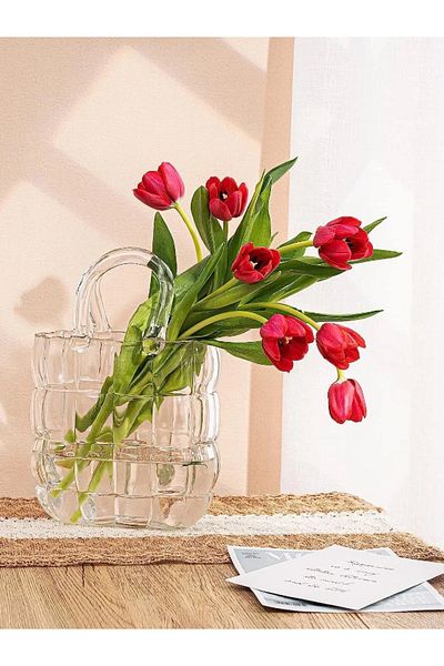 peony studio Glass Vase Shaped Decorative Bag - Bubble Gb002-Tr