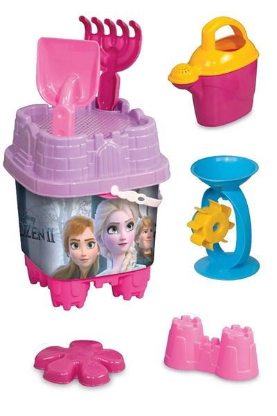 SAZE 8 Piece Large Size Castle Beach Sea Sand Bucket Luxury Bucket Set Toy