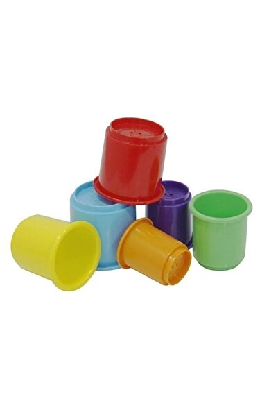 SAZE Kaplumbağa Bultak +bultak Küp+sevimli Kule 6lı+egitiçi Set 3 Lü Set Oyuncak