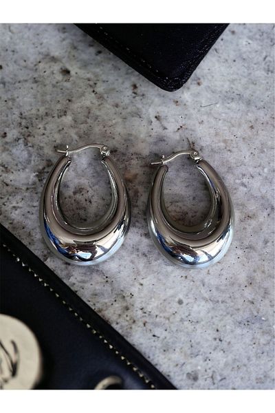 Asteria jewelry boutique Mango Silver Hoop Earrings