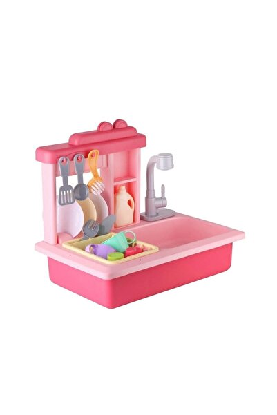 gacha life Mutfak Lavabo Seti Su Akıtan Musluklu Pilli Bulasık Yıkama Zamanı